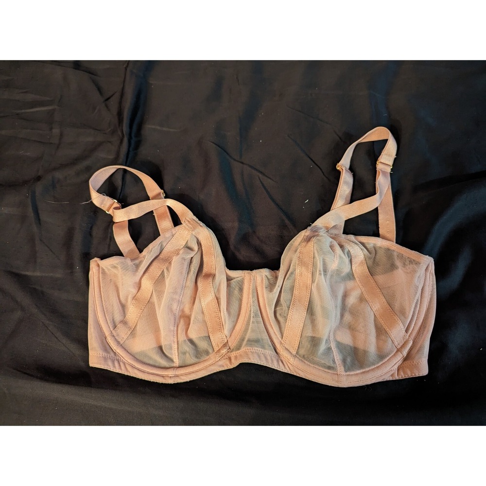 Victorias secret‎ Very Sexy unlined balconette underwire strappy bust look 34DDD